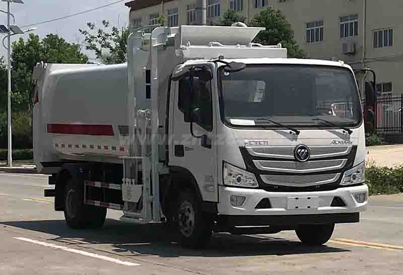 ?福田歐馬可餐廚垃圾車(chē)帝王環(huán)衛(wèi)牌HDW5081TCAB6型