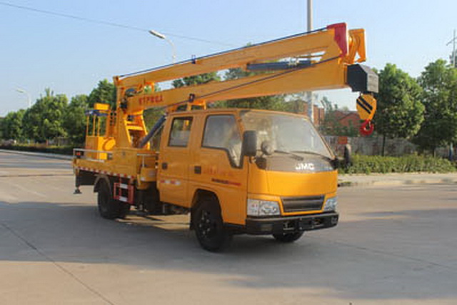 江鈴雙排藍(lán)牌高空作業(yè)車(chē)江西五十鈴